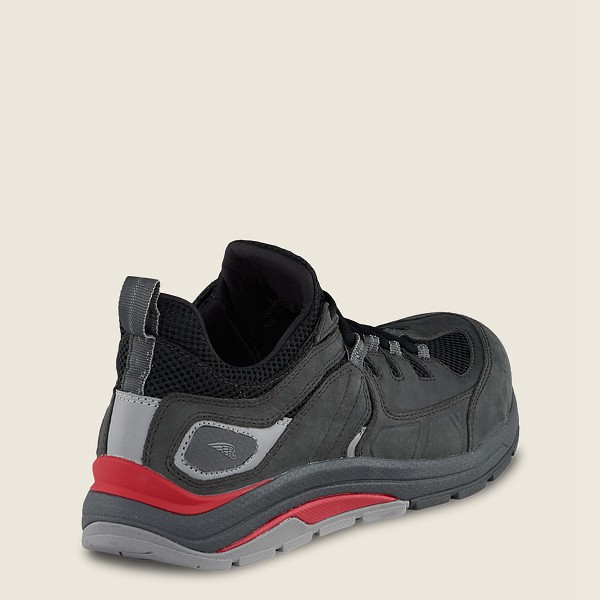 Red Wing Work Shoes Cooltech™ Athletics - Safety Toe - Black/Grey - Mens UBF204176